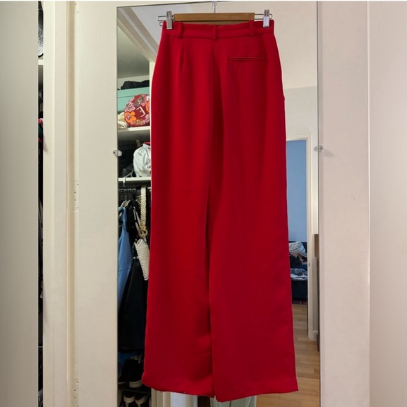 *Blazer Sold* Aritzia Babaton Red Suit Set - Picture 7 of 8